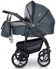 Дитяча коляска 3 в 1 Verdi Max Plus 01 graphite